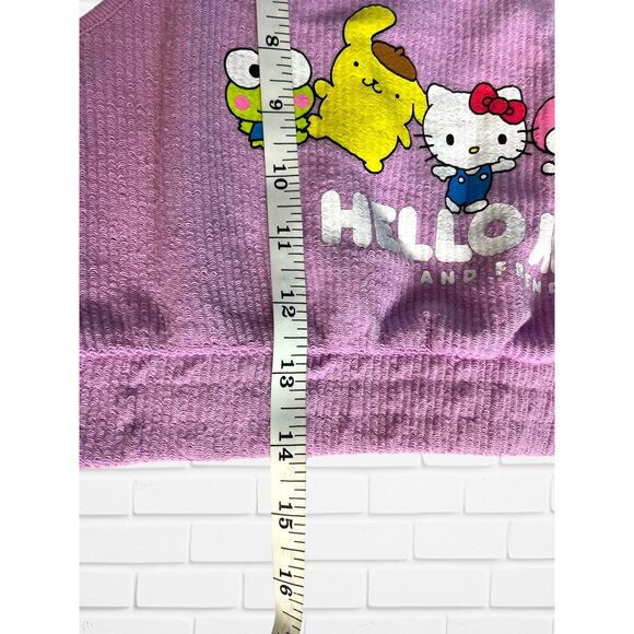 SANRIO Women's Medium Hello Kitty and friends pink crop‎ top - Picture 10 of 12